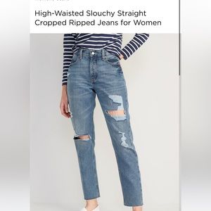 High Rise Slouchy Jeans